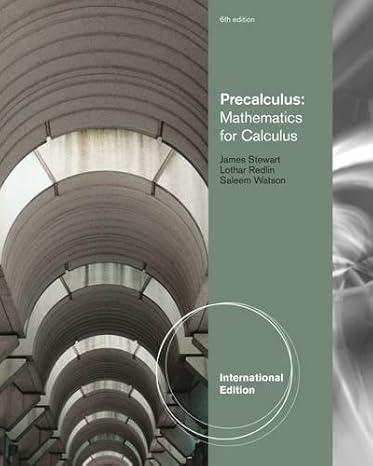 [9780840068866] Precalculus Mathematics for Calculus