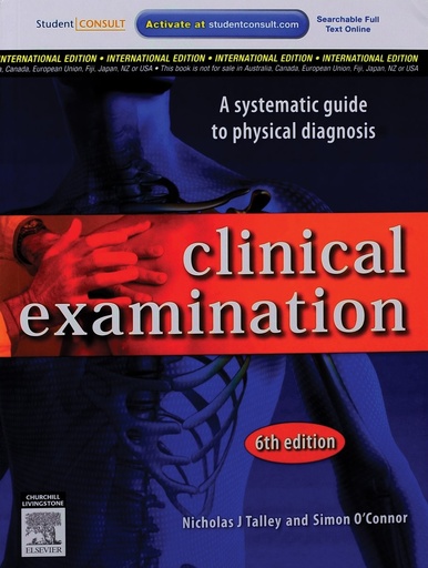 [9780729539982] Clinical Examination A Systematic Guide to Physical Diagnosis