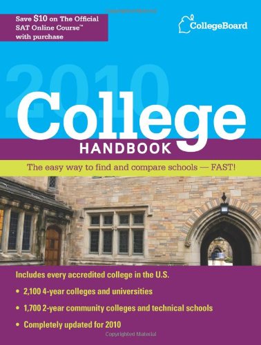 [9780874478464] College Handbook (2010 Edition)