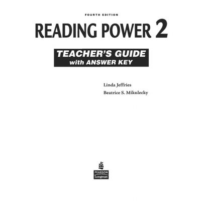 [9780138143916] Reading Power (2) Teacher's Guide with Answer Key