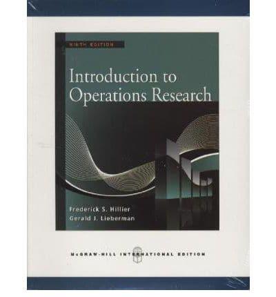 [9780071324830] Introduction to Operation Research