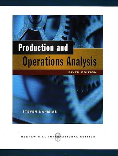 [9780071263702] Production and Operations Analysis