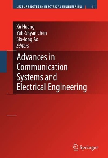 [9780387749372] Advances in Communication Systems and Electrical Engineering  4