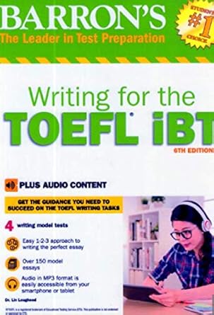 [9780764195570] Barron's Writing for the TOEFL iBT, 3rd Edition