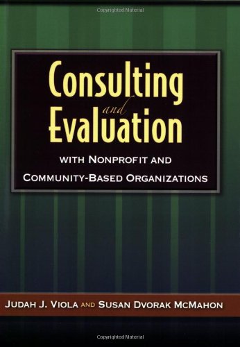 [9780763756888] Consulting and Evaluation with NonProfit and Community-Based Organization