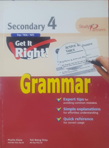 [9789810177522] Get It Right! Grammar (Secondary 4)