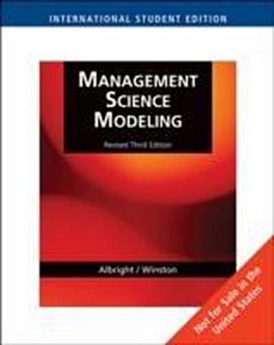 [9780324663464] Management Science Modeling
