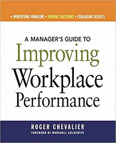 [9780814474181] A Manager's Guide to Improving Workplace Performance