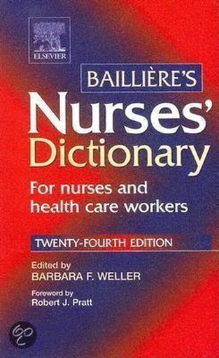 [9780702027062] Bailliere's Nurses Dictionary