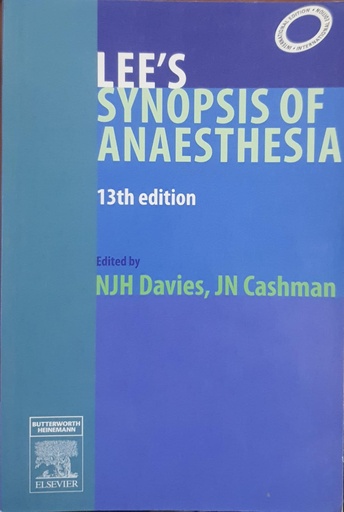 [9780750688352] Lee's Synopsis of Anaesthesia 