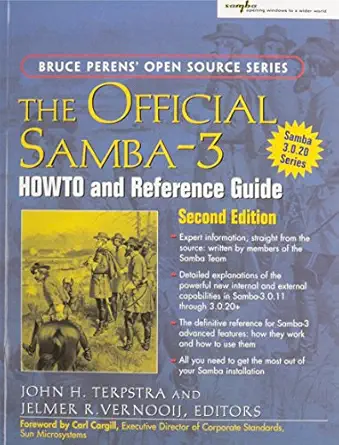 [9780131882225] The Official Samba-3 How to and Reference Guide