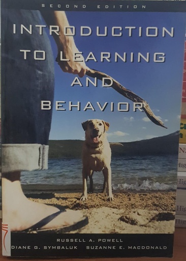 [9780534634513] Introduction to Learning Behavior