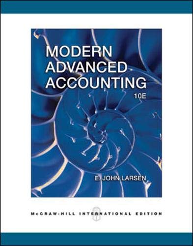 [9780071244596] Modern Advanced Accounting