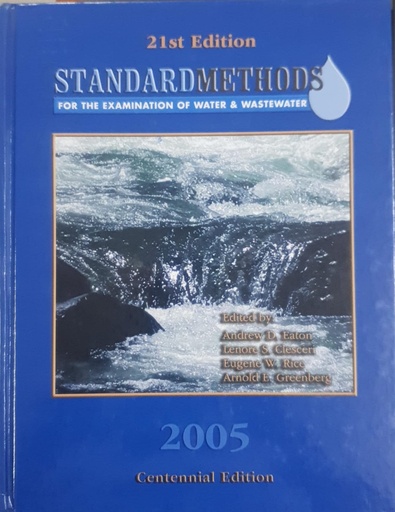 [9780875530475] Standard Methods for The Examination of Water and Wastewater