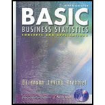 [9780131206793] Basic Business Statistics Concepts and Applications, 9e