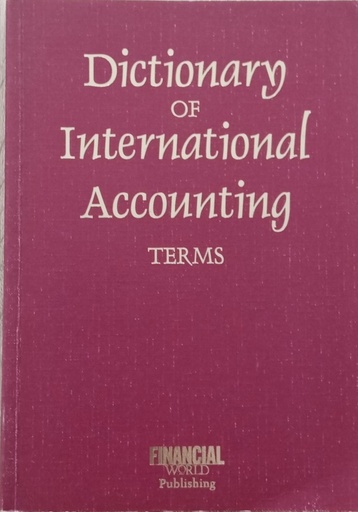 [9780852975756] Dictionary of International Accounting