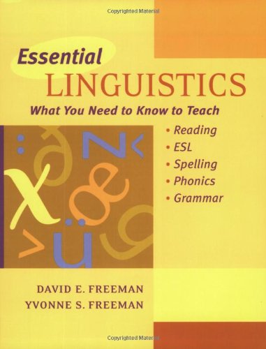 [9780325002743] Essential Linguistics What you Need to Know to Teach