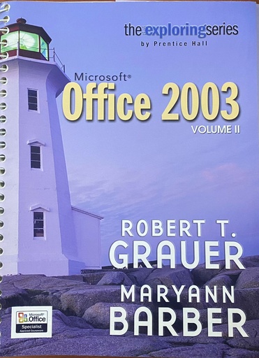 [9780131434424] Microsoft Office 2003 (Volume 2)