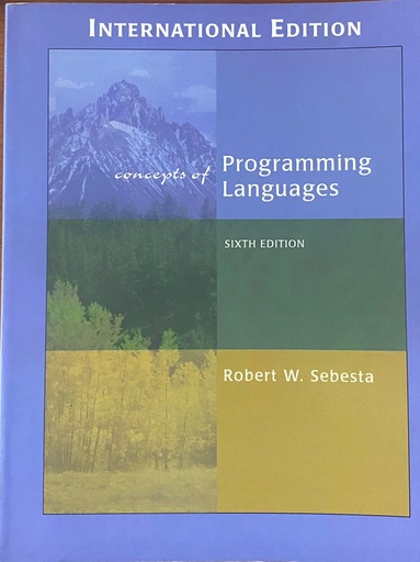 [9780321204585] Concept of Programming Languages