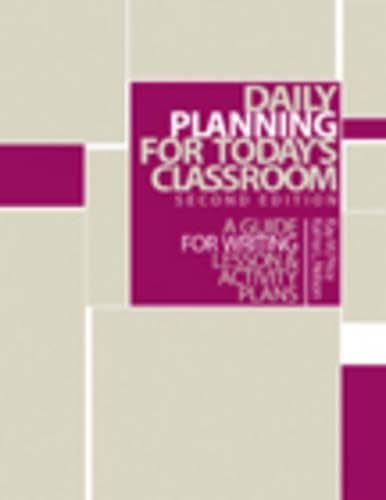 [9780534539146] Daily Planning for Today's Classroom 