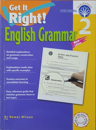 [9789810184230] Get It Right! Secondary (2) English Grammar