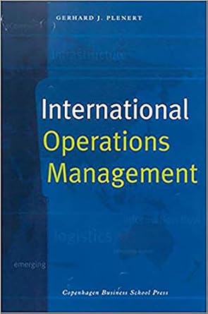 [9788180520181] International Operations Management