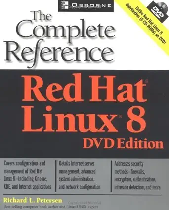 [9780072226461] The Complete Reference Red Hat Linux 8 (DVD Edition)