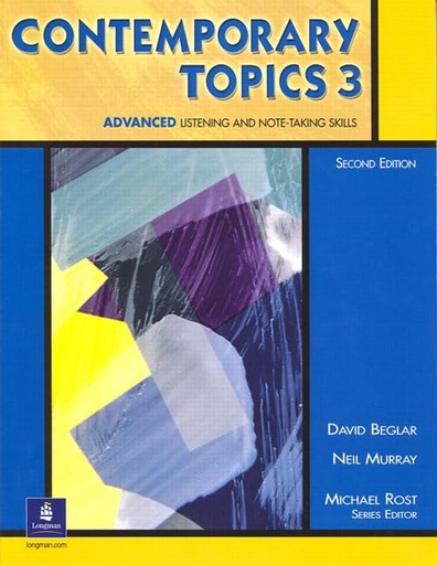 [9780130948625] Contemporary Topics (3) Advanced Listening and Note-Taking Skills