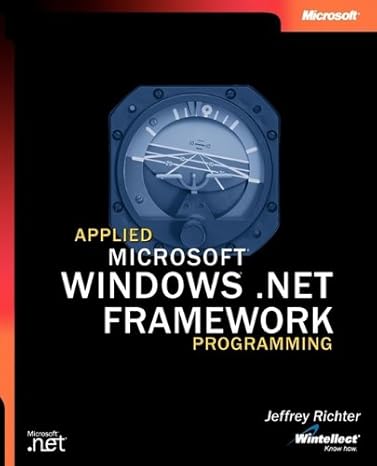 [9780735614222] Microsoft Applied Windows NET Framework Programming