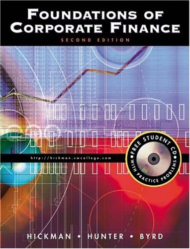 [9780324016390] Foundation of Corporate Finance