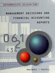 [9780538840866] Intermediate Accounting Management Decisions and Financial Accounting Reports