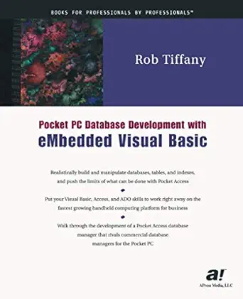 [9781893115651] Pocket PC Database Development with Embedded Visual Basic