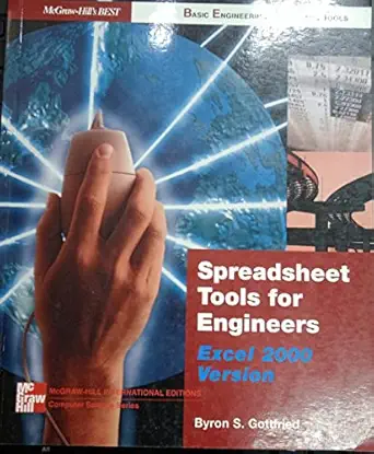 [9780071183475] Spreadsheet Tools for Engineers Excel 2000 Version