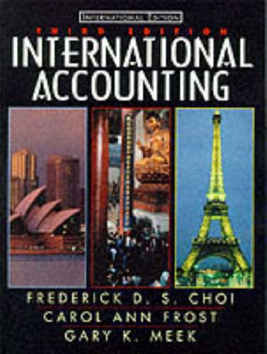 [9780130114013] International Accounting  
