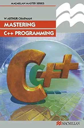 [9780333731796] Mastering C++ Programming