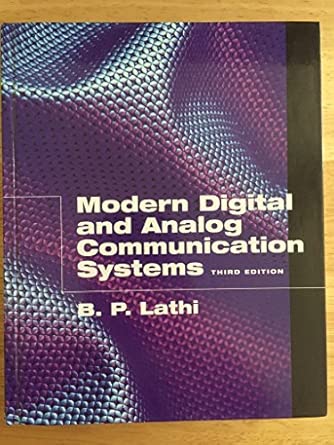 [9780195110098] Modern Digital and Analog Communication Systems