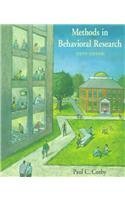 [9781559346597] Methods in Behavioral Research