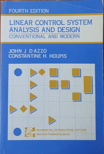 [9780071132954] Linear Control System Analysis and Design Conventional and Modern