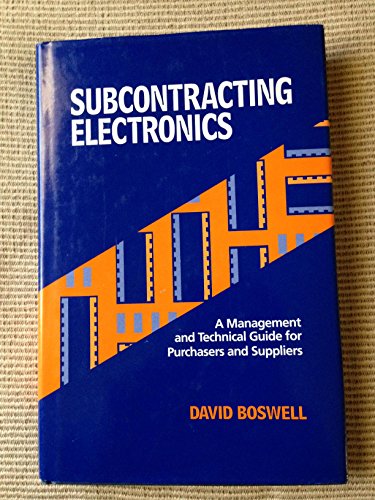 [9780077077839] Subcontracting Electronics A Management and Technical Guide for Purchasers and Suppliers