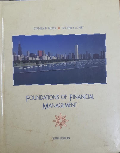 [9780256083552] Foundation of Financial Management