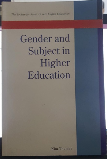 [9780335092710] Gender and Subject in Higher Education