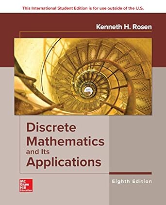 [9781260091991] [PRINT] Discrete Mathematics and Its Applications