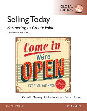 [9781292060170] Selling Today: Partnering to Create Value, Global Edition