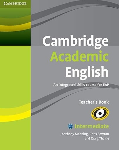 [9780521165259] Cambridge Academic English B1+ Intermediate Teacher's Book