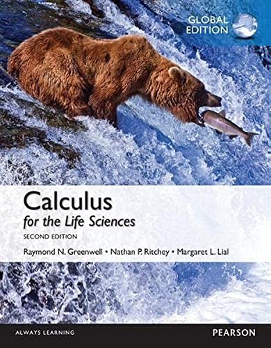 [9781292062334] [PRINT] Calculus for the Life Sciences, Global Edition