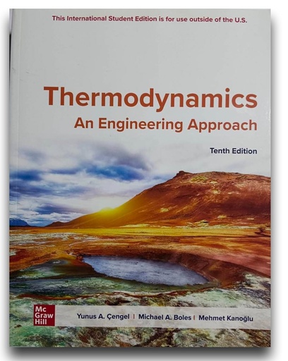 [9781266152115] [PRINT] Thermodynamics: An Engineering Appproach