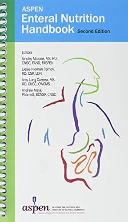 [9781889622392] ASPEN Enteral Nutrition Handbook, 2nd Edition