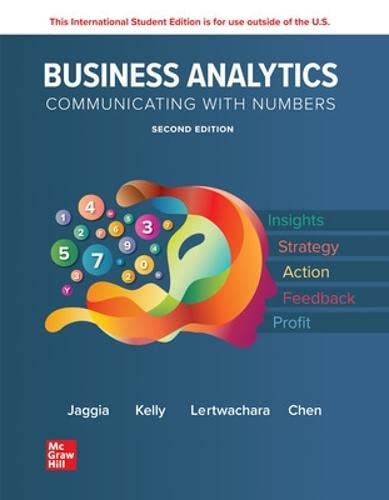 [9781265087685] [PRINT] Business Analytics 