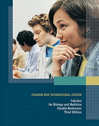 [9781292022260] [PRINT] Calculus for Biology and Medicine